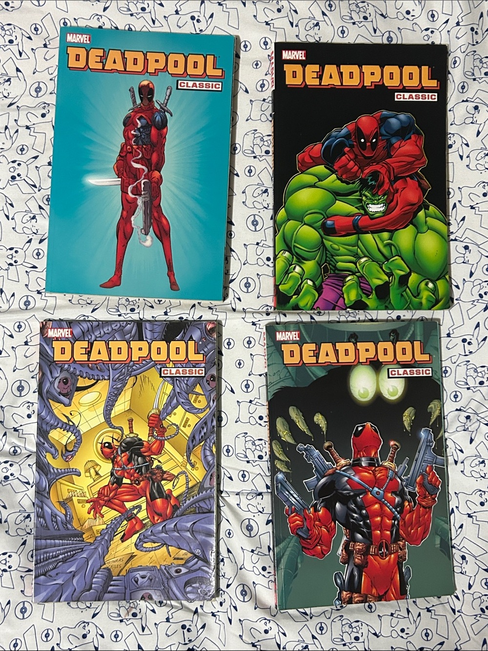 MARVEL Deadpool Classic Comic Book Omnibus Volume 1-4